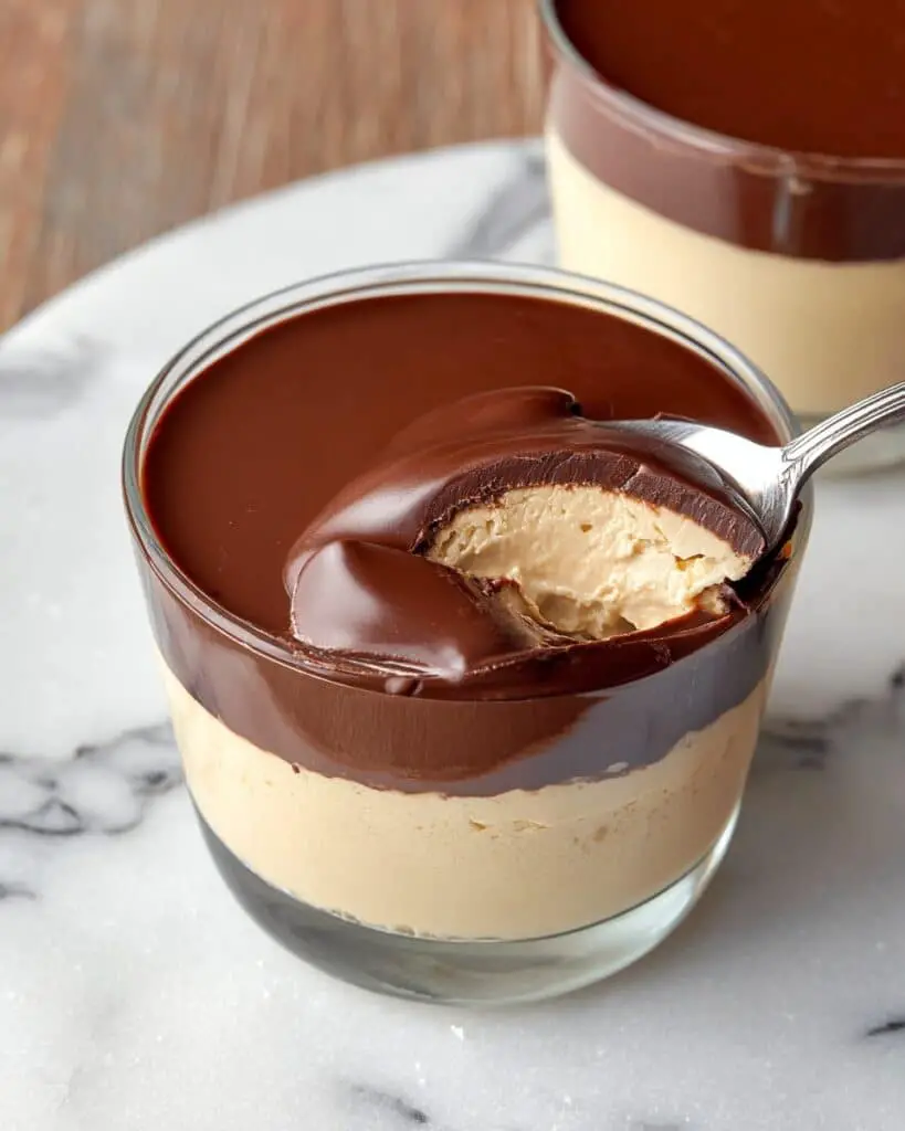 Vegan Peanut Butter Mousse with Chocolate Ganache Recipe