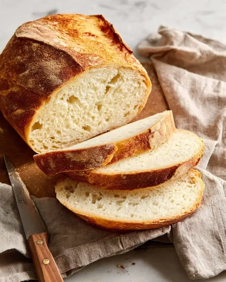 Easy No-Knead Crusty Bread Recipe