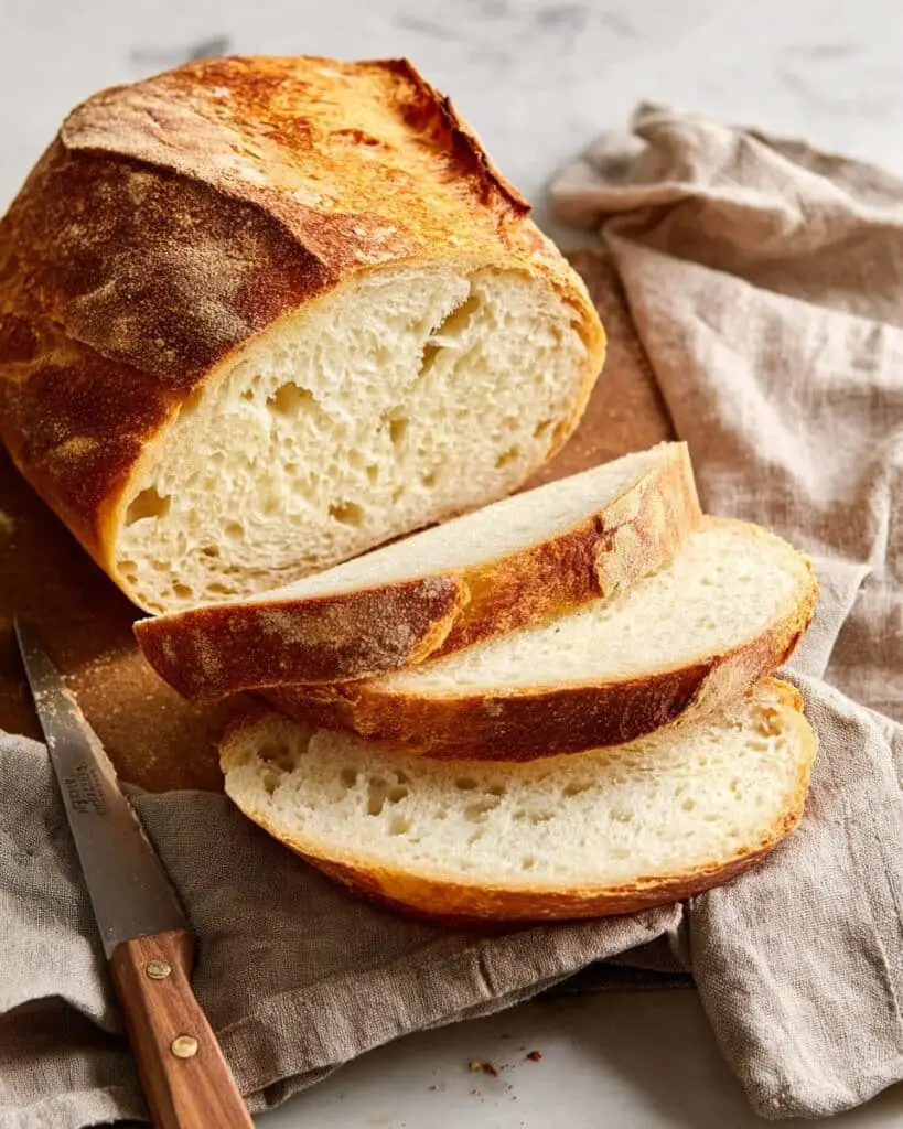 Easy No-Knead Crusty Bread Recipe