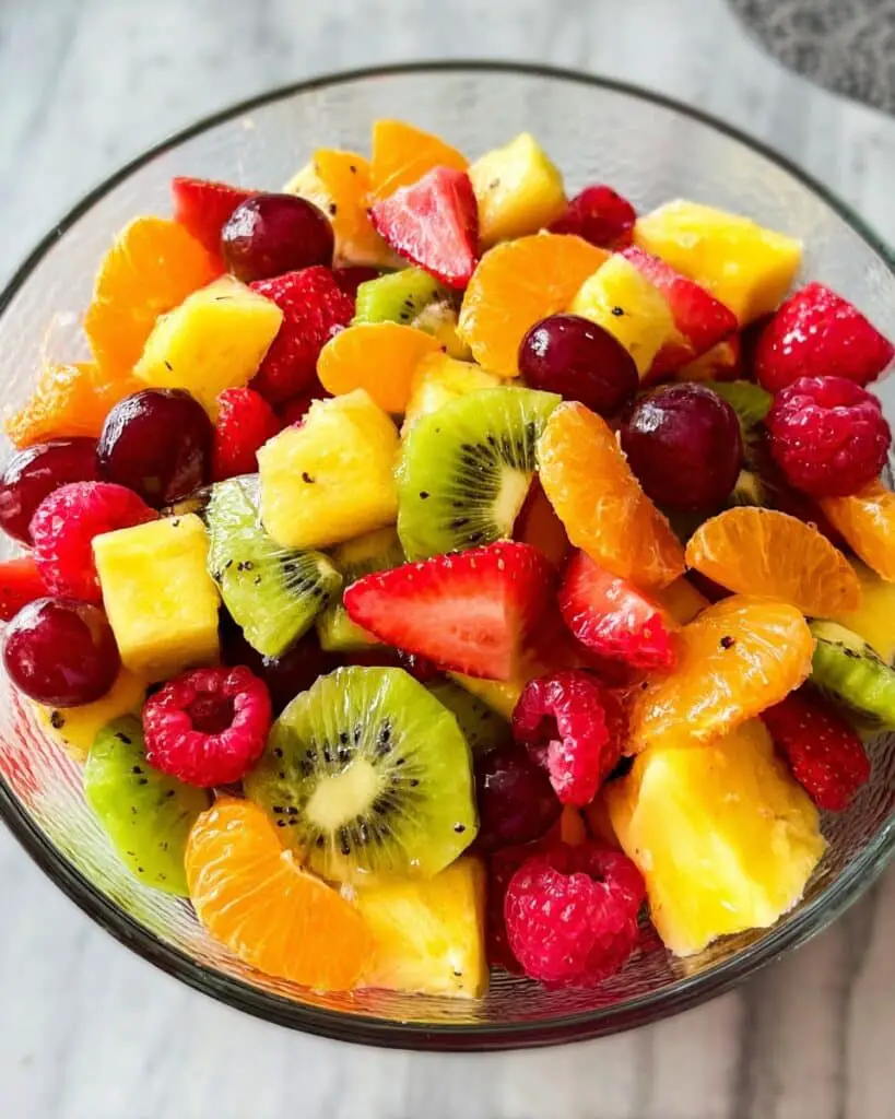 Fruit Salad with Honey Lime Dressing Recipe