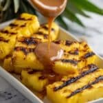 Grilled Pineapple with Cinnamon Honey Drizzle Recipe