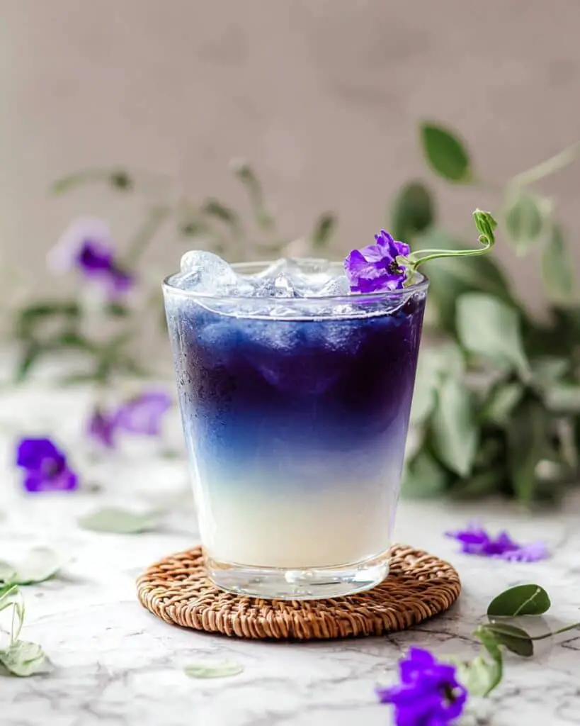 Butterfly Pea Milk Latte Recipe