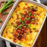 Creamy Corn Casserole with Bacon and Cheese Recipe