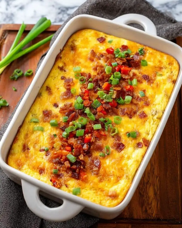 Creamy Corn Casserole with Bacon and Cheese Recipe
