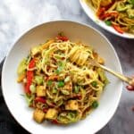 Green Curry Noodles Stir Fry Recipe