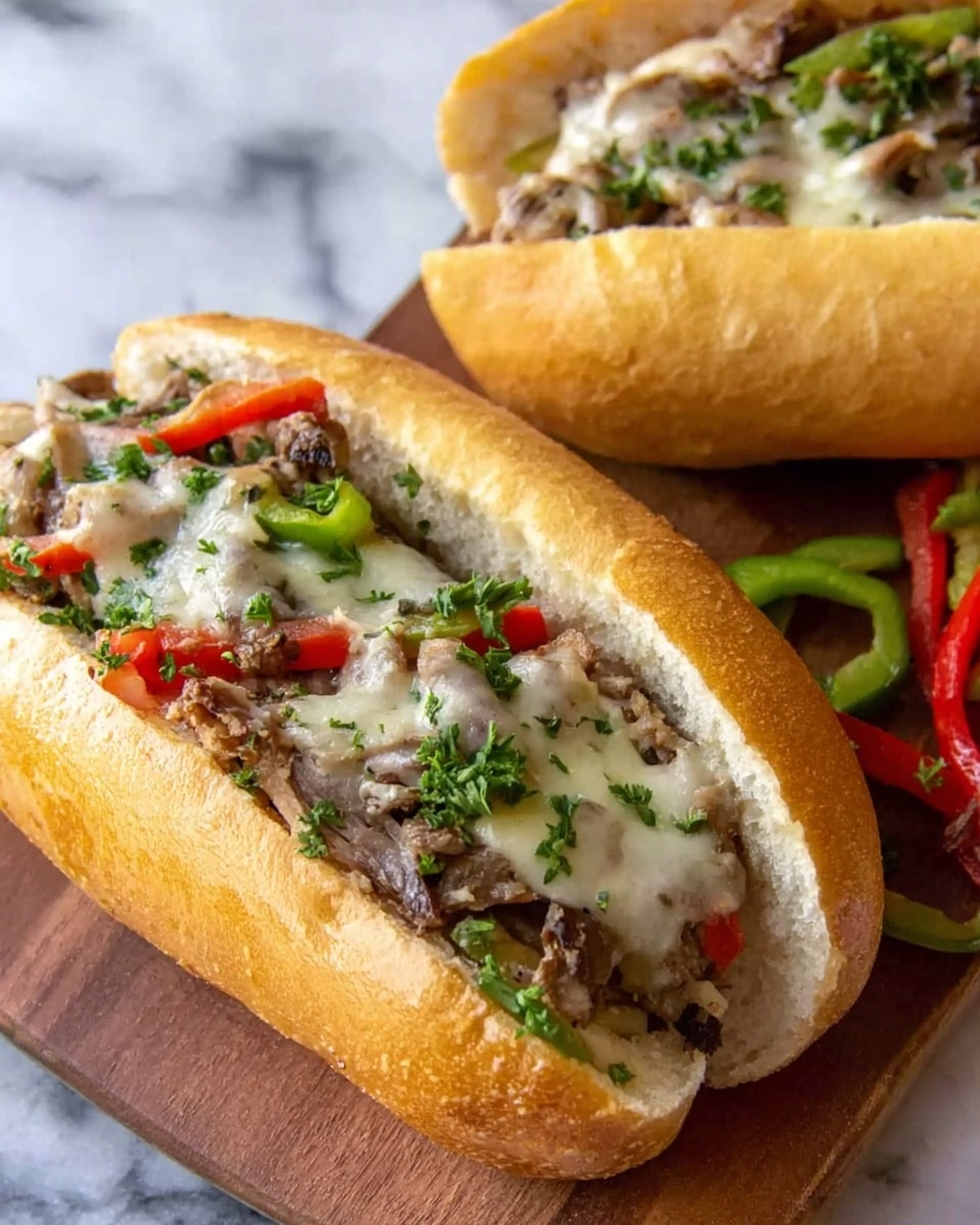 Philly Cheesesteak with Peppers and Onions – Irresistible Comfort Food