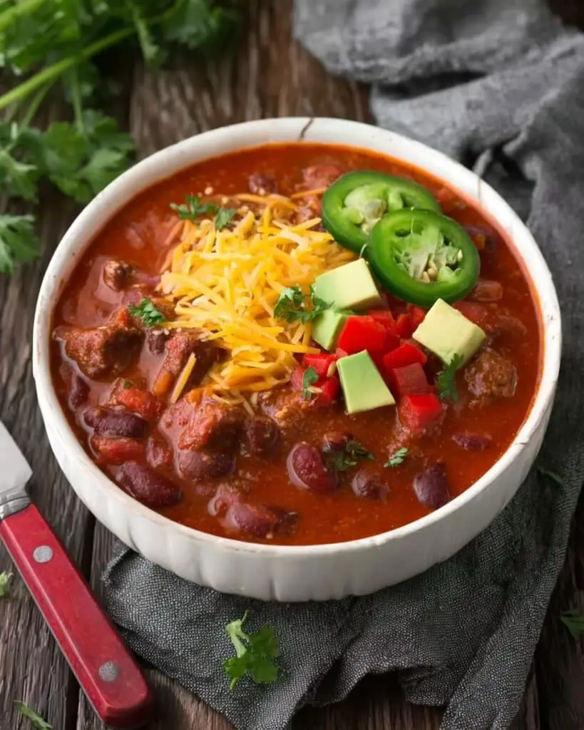 Chili with Black Beans Recipe