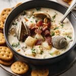 The Best Classic New England Creamy Clam Chowder Recipe