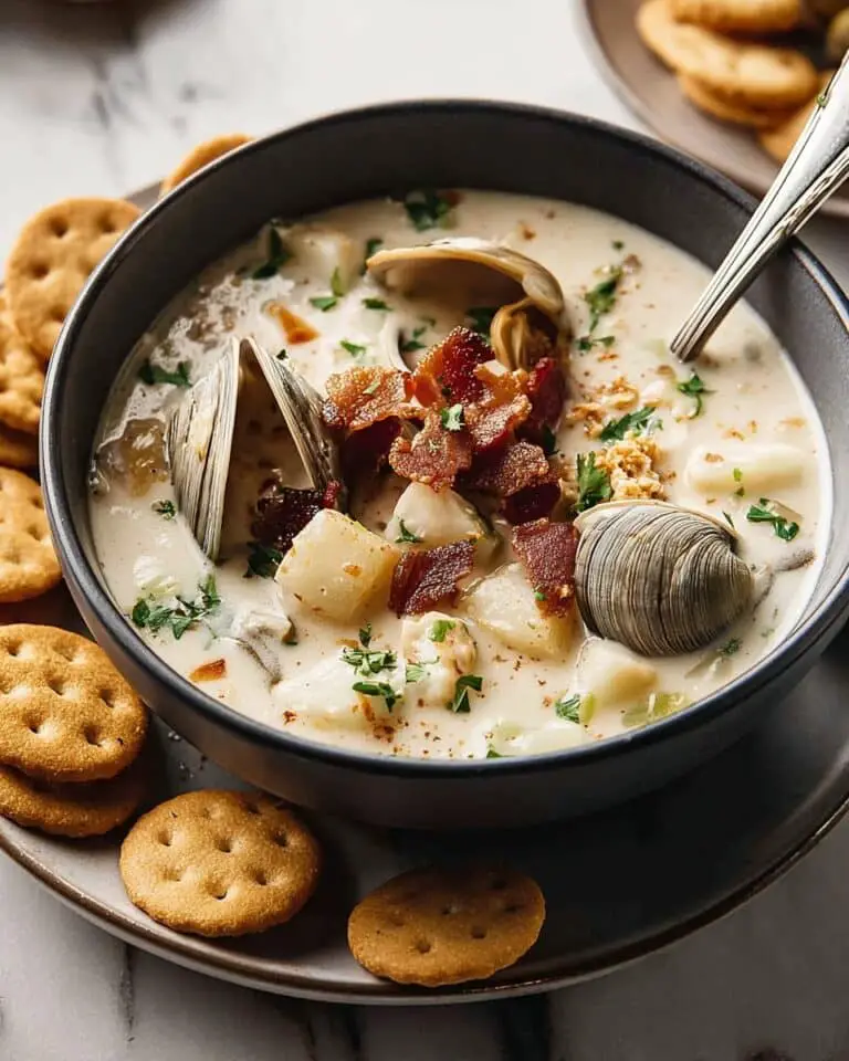 The Best Classic New England Creamy Clam Chowder Recipe