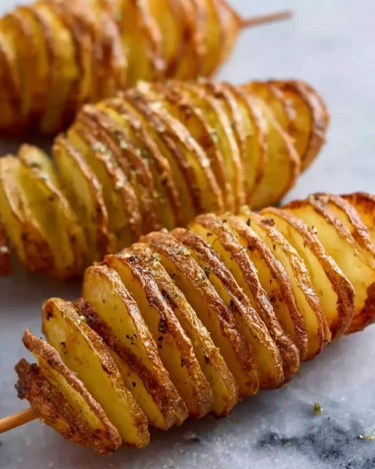 Air Fryer Accordion Potatoes Recipe