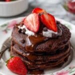 Decadent Chocolate Pancakes with Rich Chocolate Ganache Recipe
