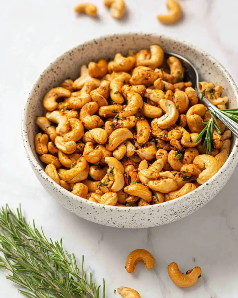 Rosemary Roasted Cashews Recipe