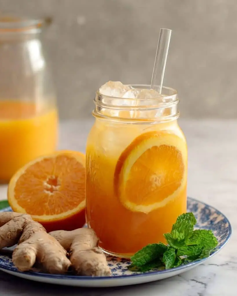 Iced Orange Ginger Green Tea Recipe