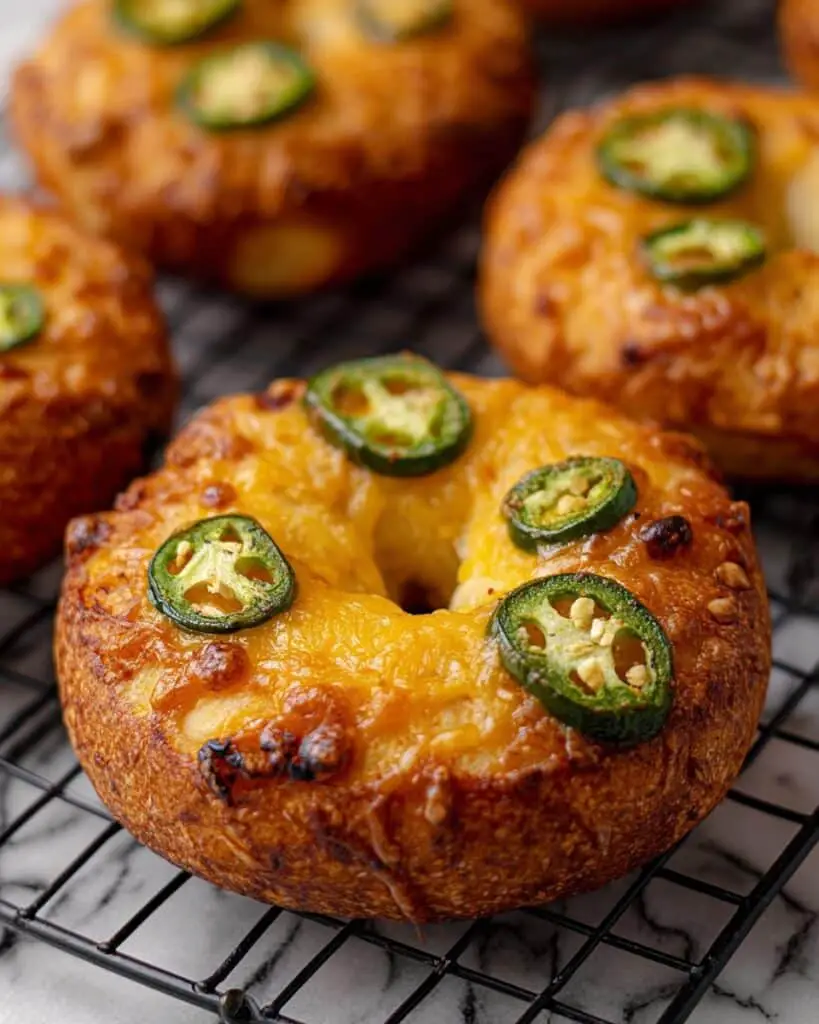 Cheddar Jalapeño Bagels Recipe