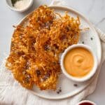 Crispy Fried Enoki Mushrooms with Spicy Dipping Sauces Recipe
