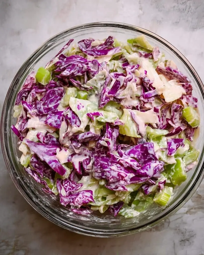 Cabbage and Sauerkraut Slaw Recipe