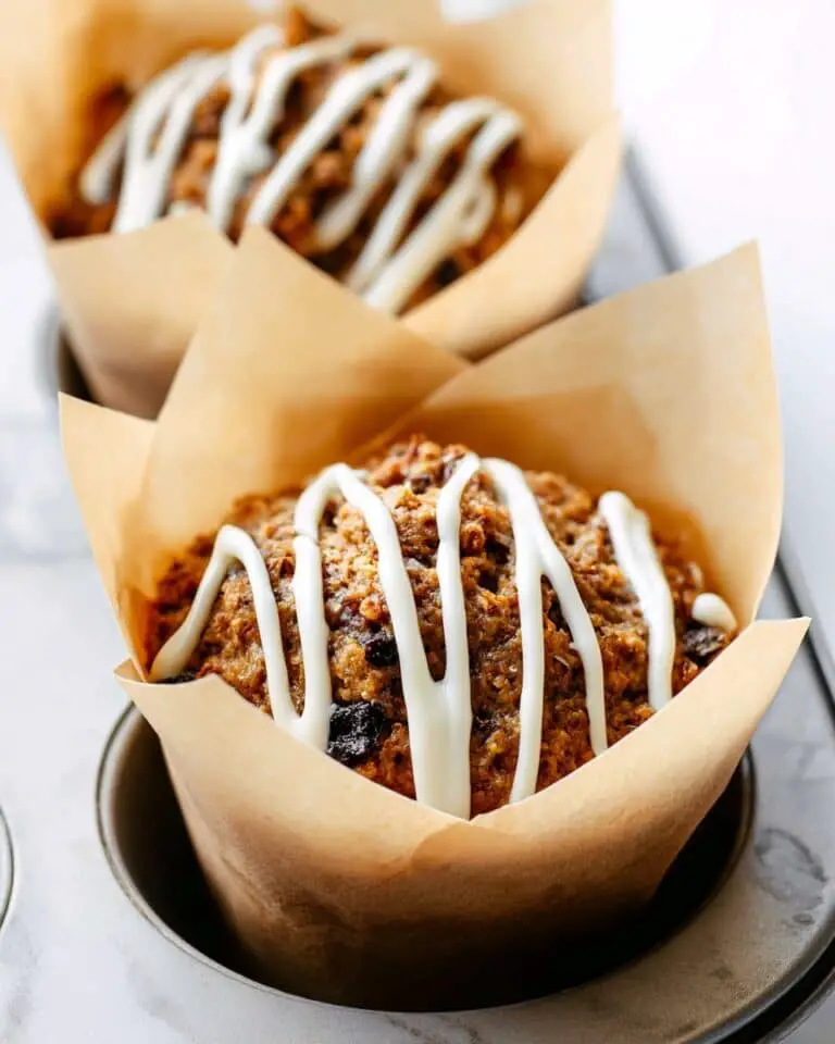 Healthy Carrot Cake Muffins Recipe