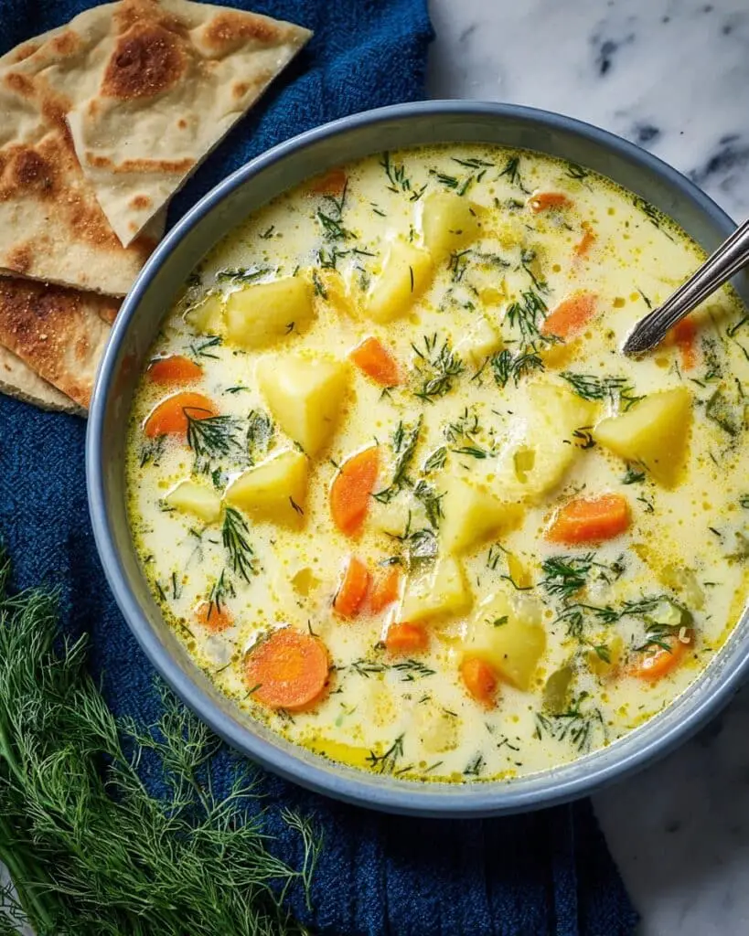Creamy Potato Dill Soup (Zupa Koperkowa) Recipe