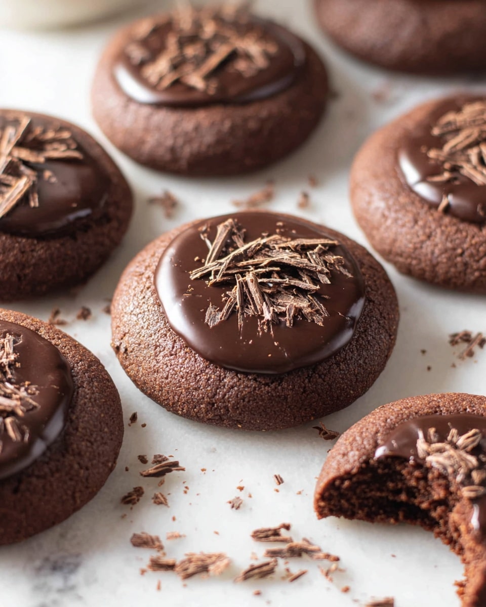 Raspberry Chocolate Thumbprint Cookies Recipe