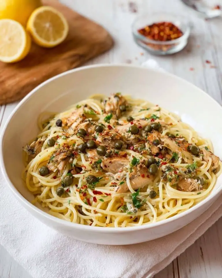 Sardine Pasta with Lemon, Capers, and Chili Flakes Recipe