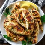 Lemon Garlic Marinated Chicken Tenders Recipe