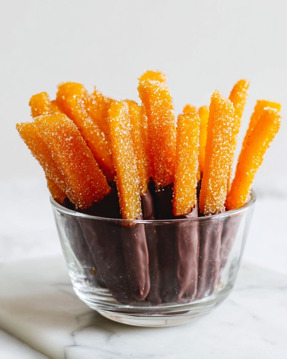 Candied Orange Peels (Chocolate Dipped!) Recipe