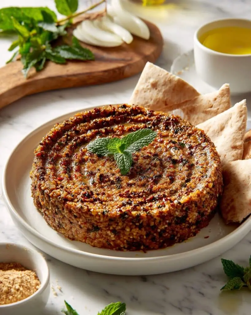 Kibbeh Nayeh (Raw Kibbeh) from Lebanon Recipe
