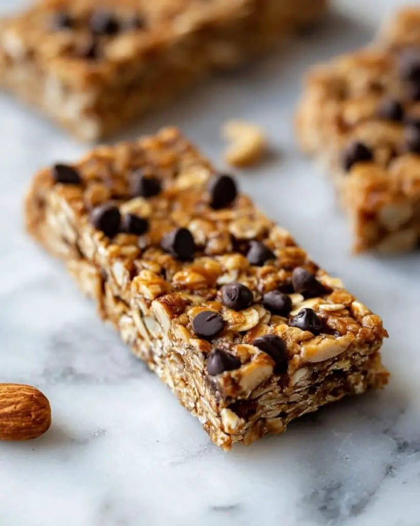 Easy Peanut Butter Granola Bars Recipe
