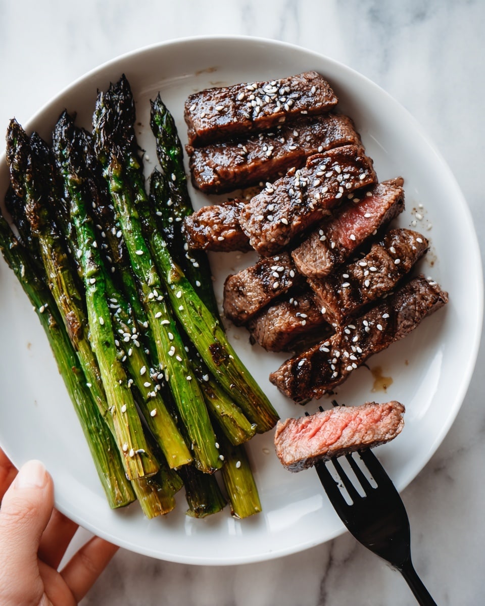 The image shows four grilled meat pieces with dark grill marks and a shiny orange-brown surface, arranged close together on a white plate. Fresh green onion slices are scattered over the grilled meat, adding bright green color and texture. Two lime wedges with a bright green rind and juicy yellow-green inside are placed on the plate near the meat. The plate is set on a white marbled surface. The overall look is warm, fresh, and appetizing. photo taken with an iphone --ar 4:5 --v 7