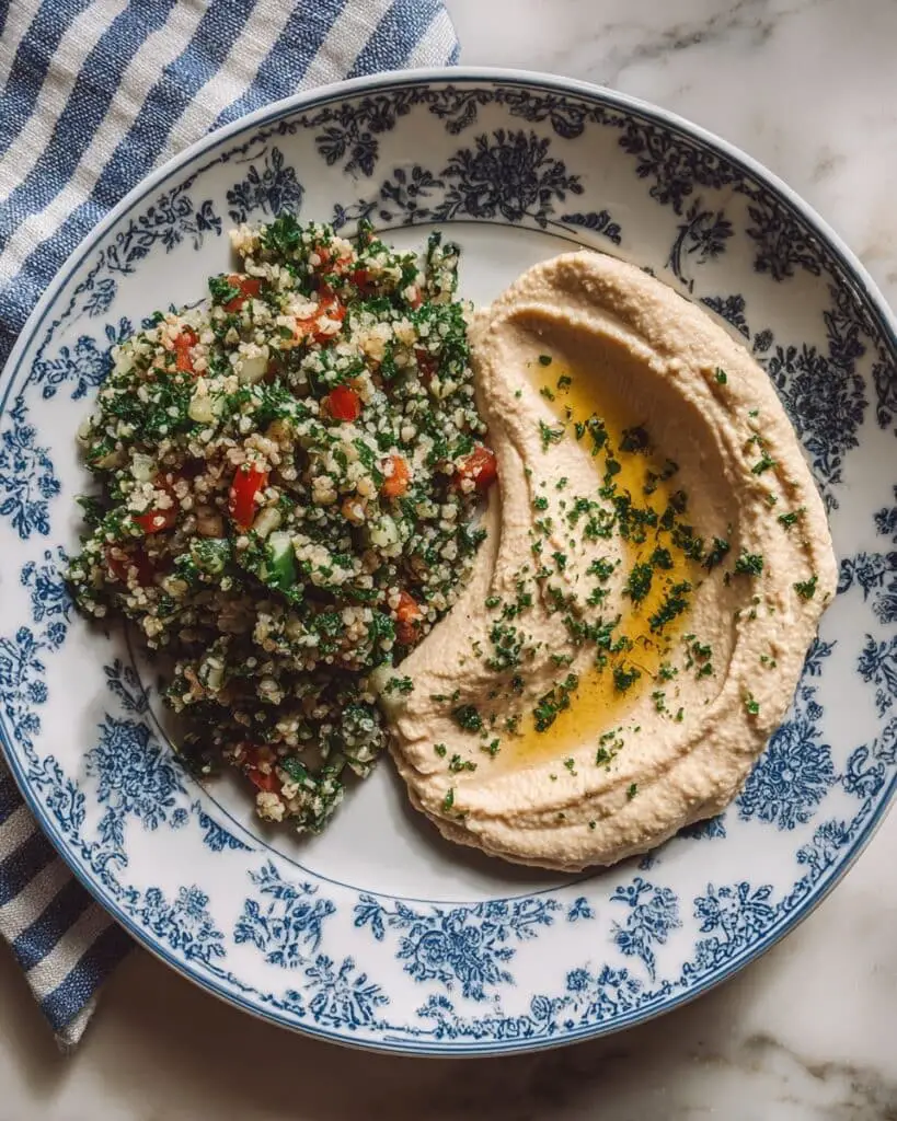 Tabbouleh Hummus Bowl Recipe