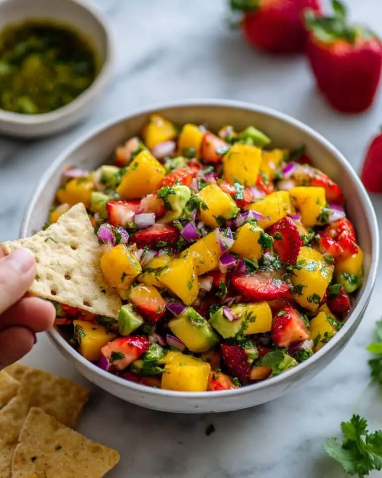 Avocado Strawberry Mango Salsa Recipe
