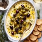 Whipped Feta Dip with Roasted Olives Recipe