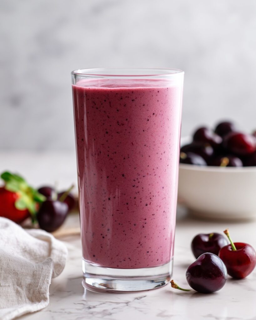 Cherry Strawberry Smoothie Recipe
