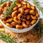 Spiced Rosemary Roasted Cashews Recipe