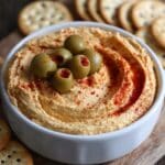 Green Olive and Pimento Hummus Recipe