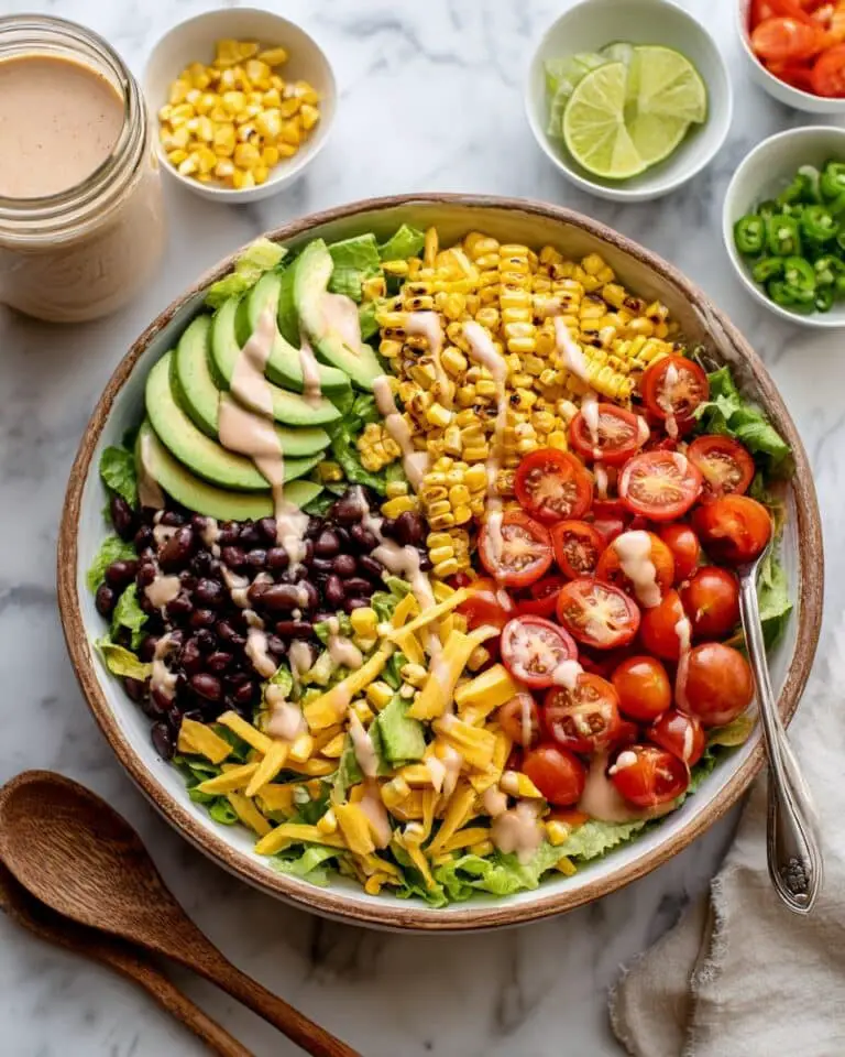 Southwest Salad with Chipotle Ranch Recipe