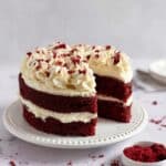 Red Velvet Cake with Cream Cheese Frosting Recipe