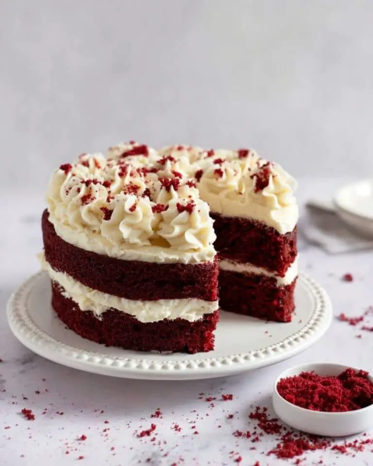 Red Velvet Cake with Cream Cheese Frosting Recipe