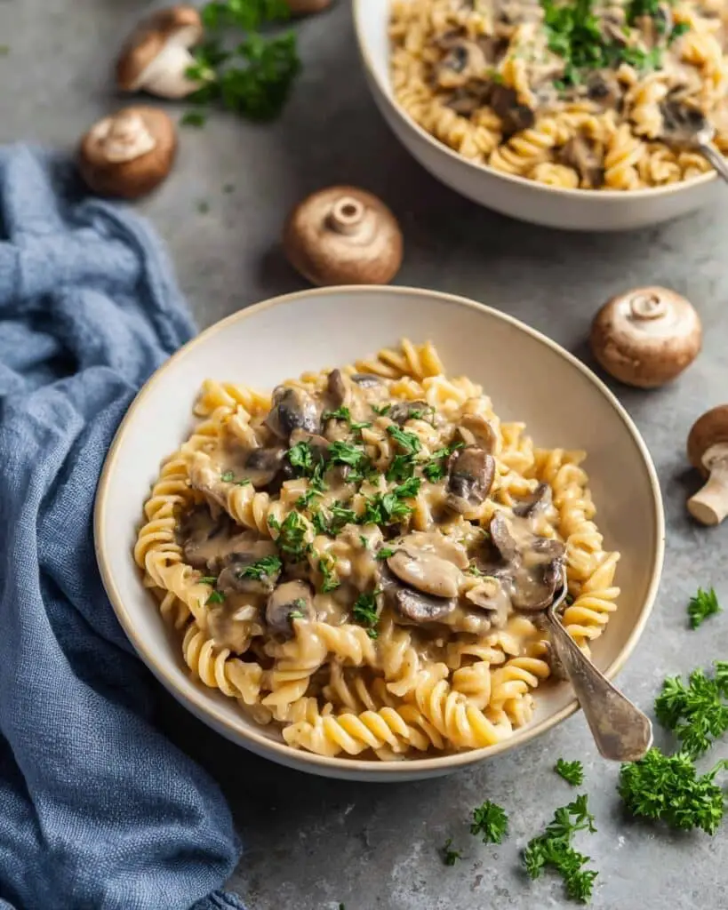 Vegan Mushroom Stroganoff Recipe