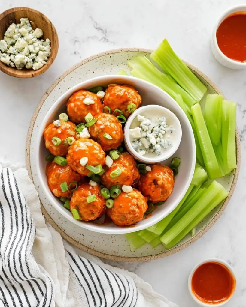 Buffalo Chicken Meatballs Recipe