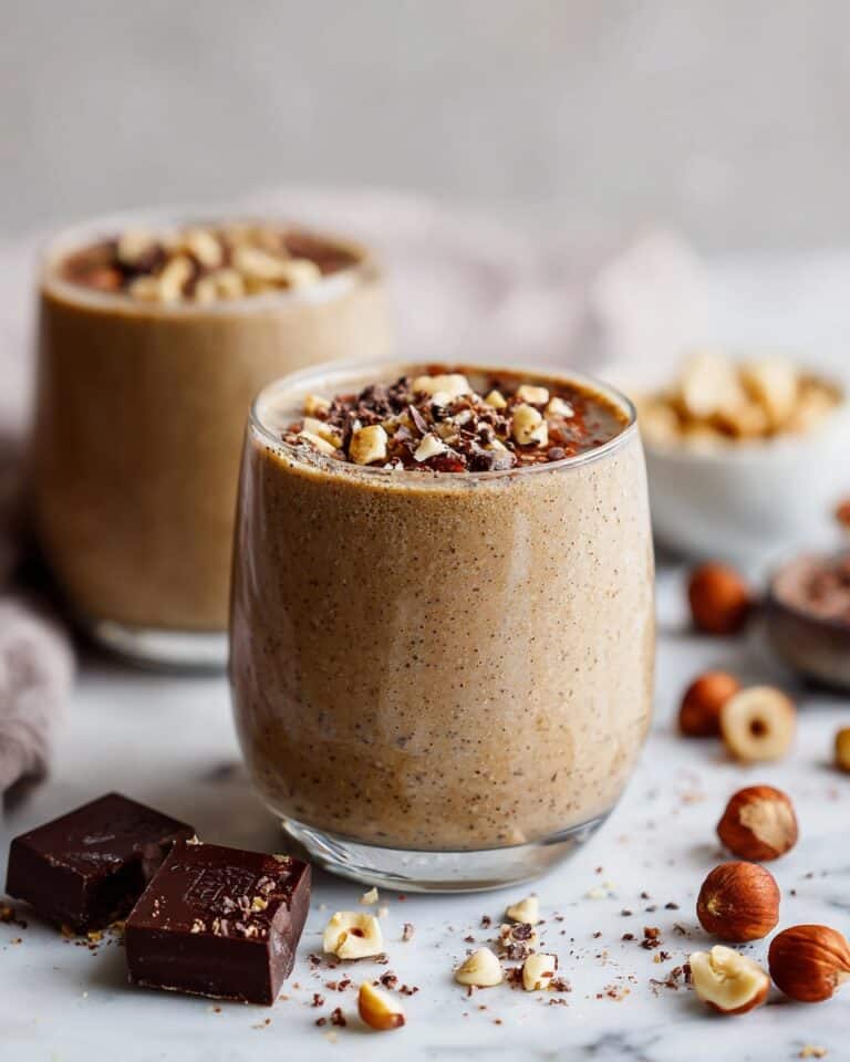 Chocolate Hazelnut Banana Smoothie Recipe