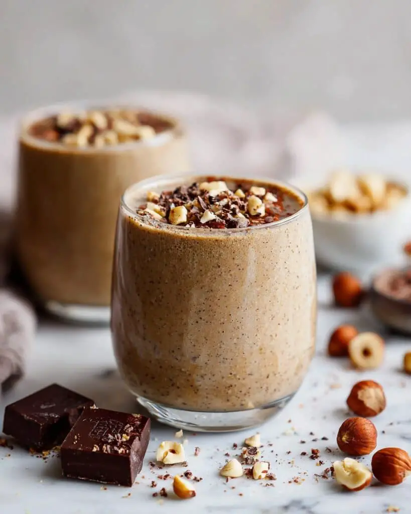Chocolate Hazelnut Banana Smoothie Recipe
