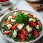 Quick Lentil Salad with Feta Cheese & Tomatoes Recipe