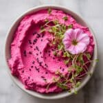 Pink Beetroot Hummus Recipe