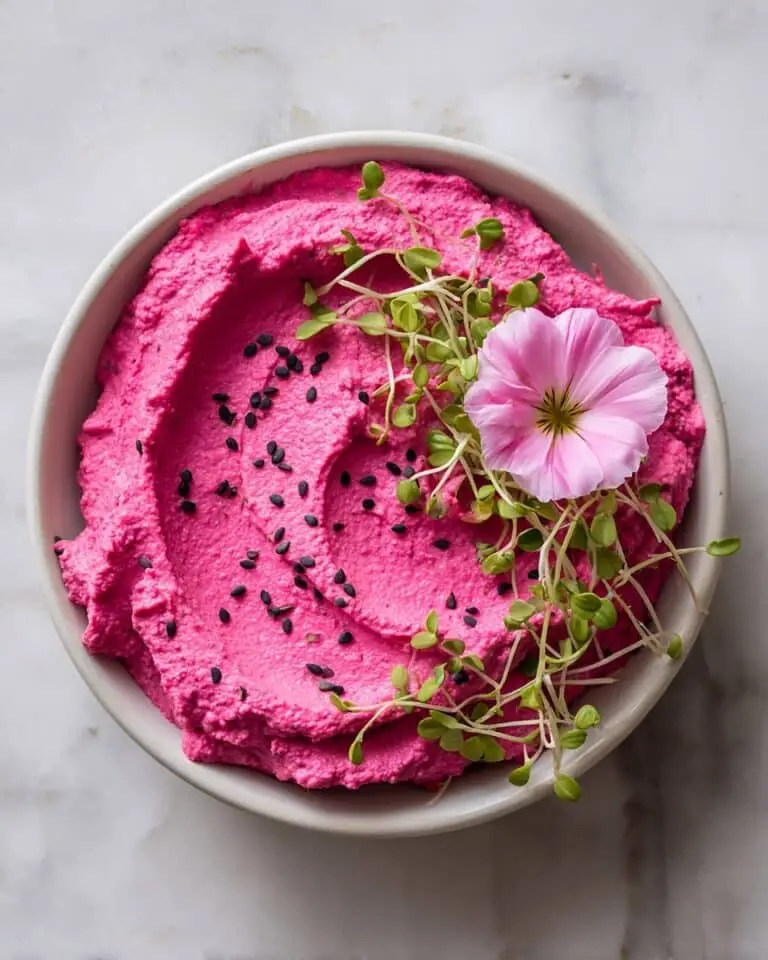 Pink Beetroot Hummus Recipe