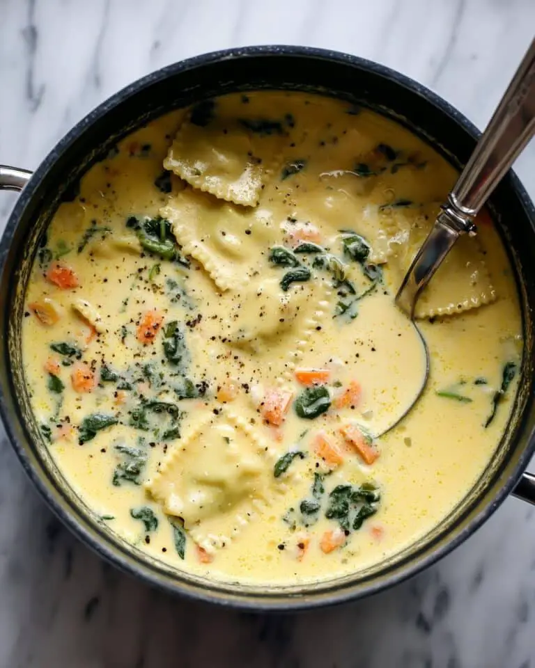 White Chicken Lasagna Soup Recipe