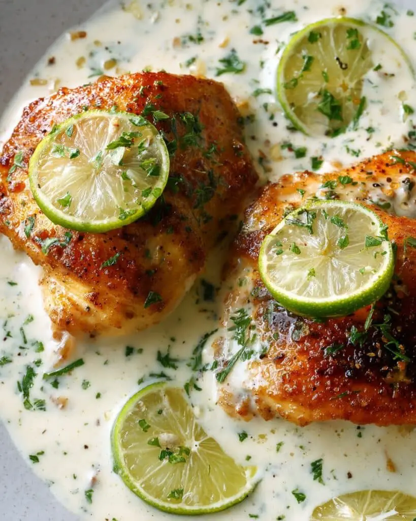 Creamy Coconut Lime Chicken Recipe
