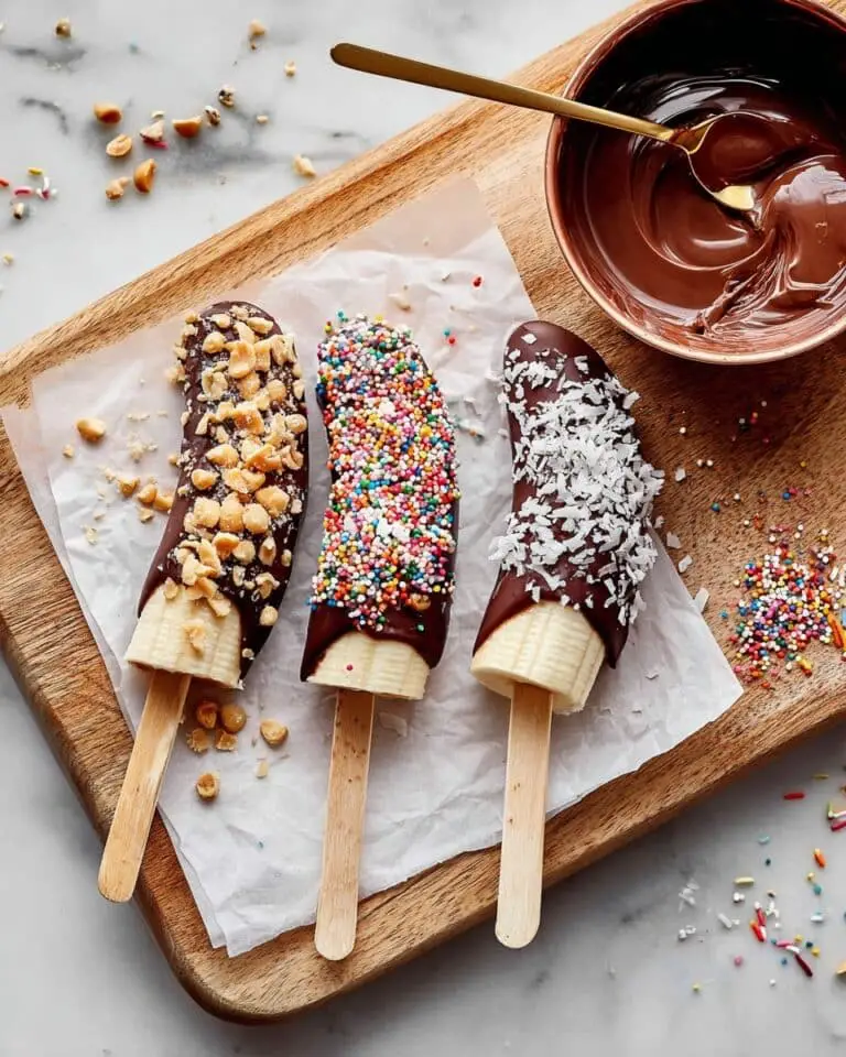 Frozen Chocolate Banana Pops Recipe