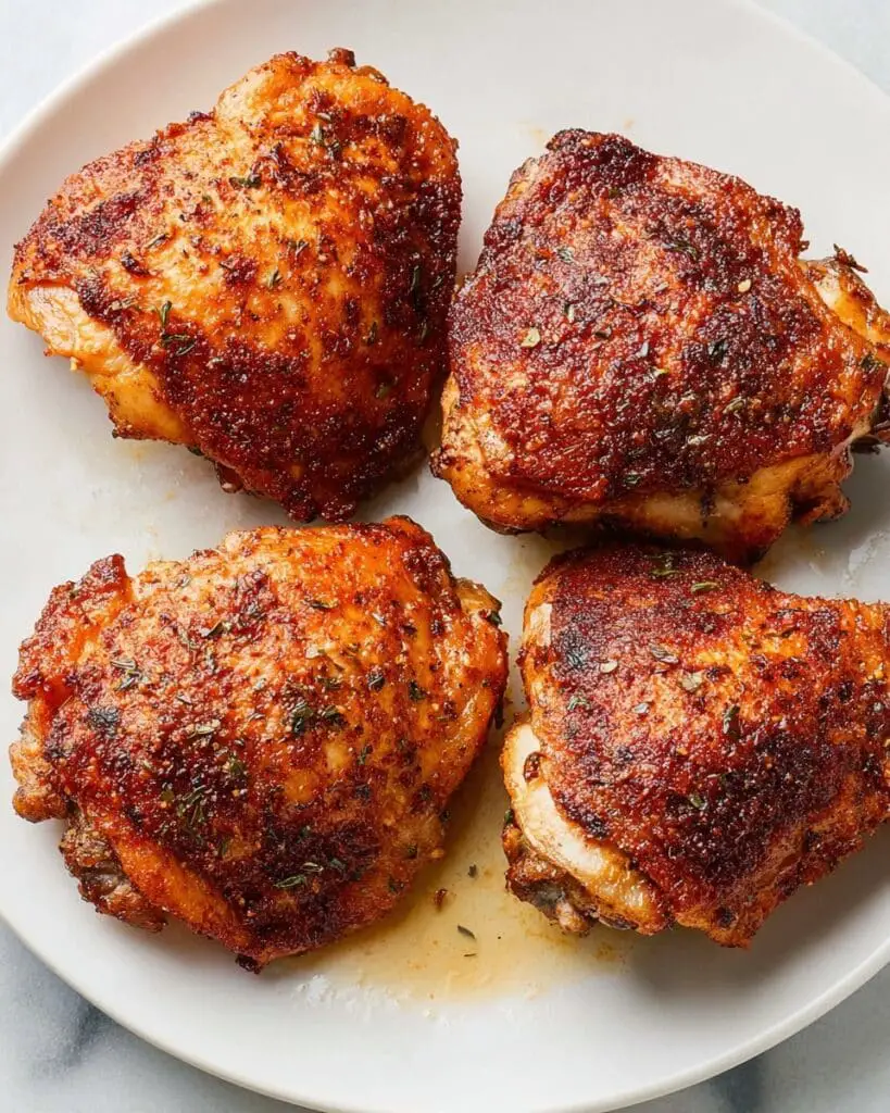 Crispy Air Fryer Chicken Thighs Recipe