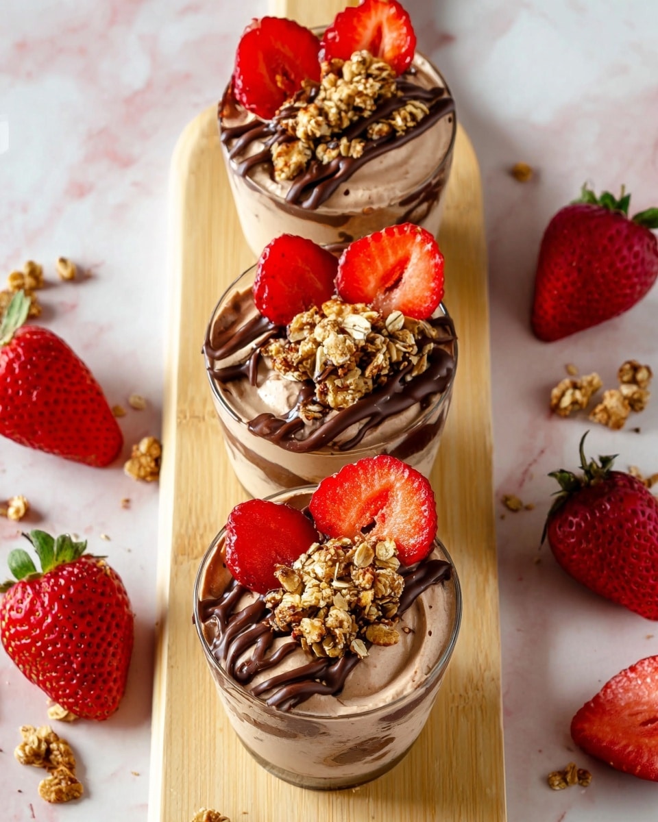 Chocolate Strawberry Overnight Oats Recipe